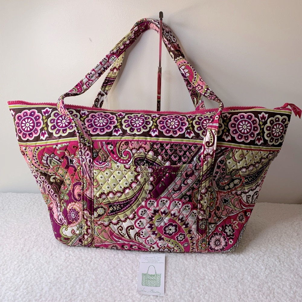 SOLD. Vera Bradley Miller Bag in Very Berry Paisley